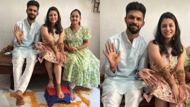 Ruturaj Gaikwad and Utkarsha Pawar Mehandi Ceremony: पार पडला ऋतुराज गायकवाड आणि उत्कर्षा पवार यांचा मेहंदी सोहळा; 3 जून रोजी अडकणार विवाहबंधनात